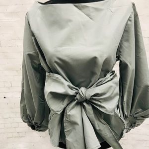 Poly cotton blend blouse